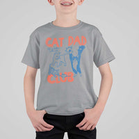 Cat Dad Club T Shirt For Kid Life is Better with Cats Fathers Day