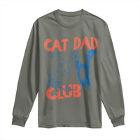 Cat Dad Club Long Sleeve Shirt Life is Better with Cats Fathers Day