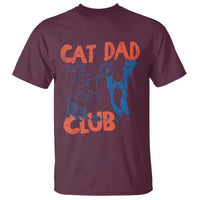 Cat Dad Club T Shirt Life is Better with Cats Fathers Day