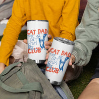 Cat Dad Club Tumbler Cup Life is Better with Cats Fathers Day