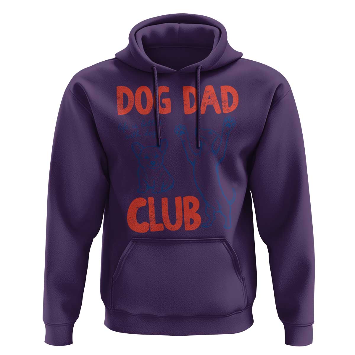 Dog Dad Club Hoodie Life is Better with Dogs Father's Day