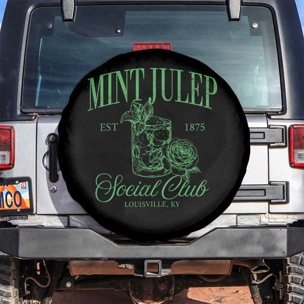 Mint Julep Social Club KY Funny Derby Cocktail Spare Tire Cover
