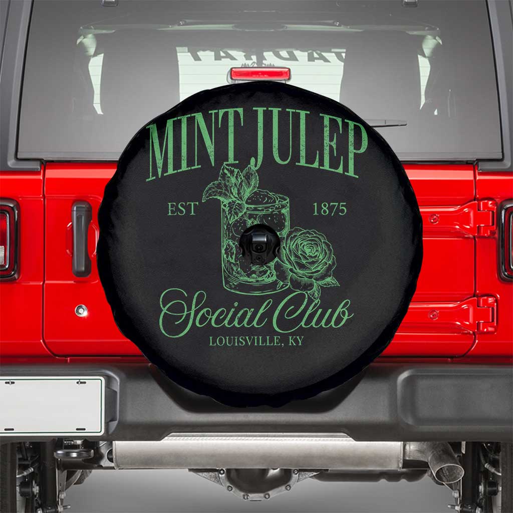 Mint Julep Social Club KY Funny Derby Cocktail Spare Tire Cover