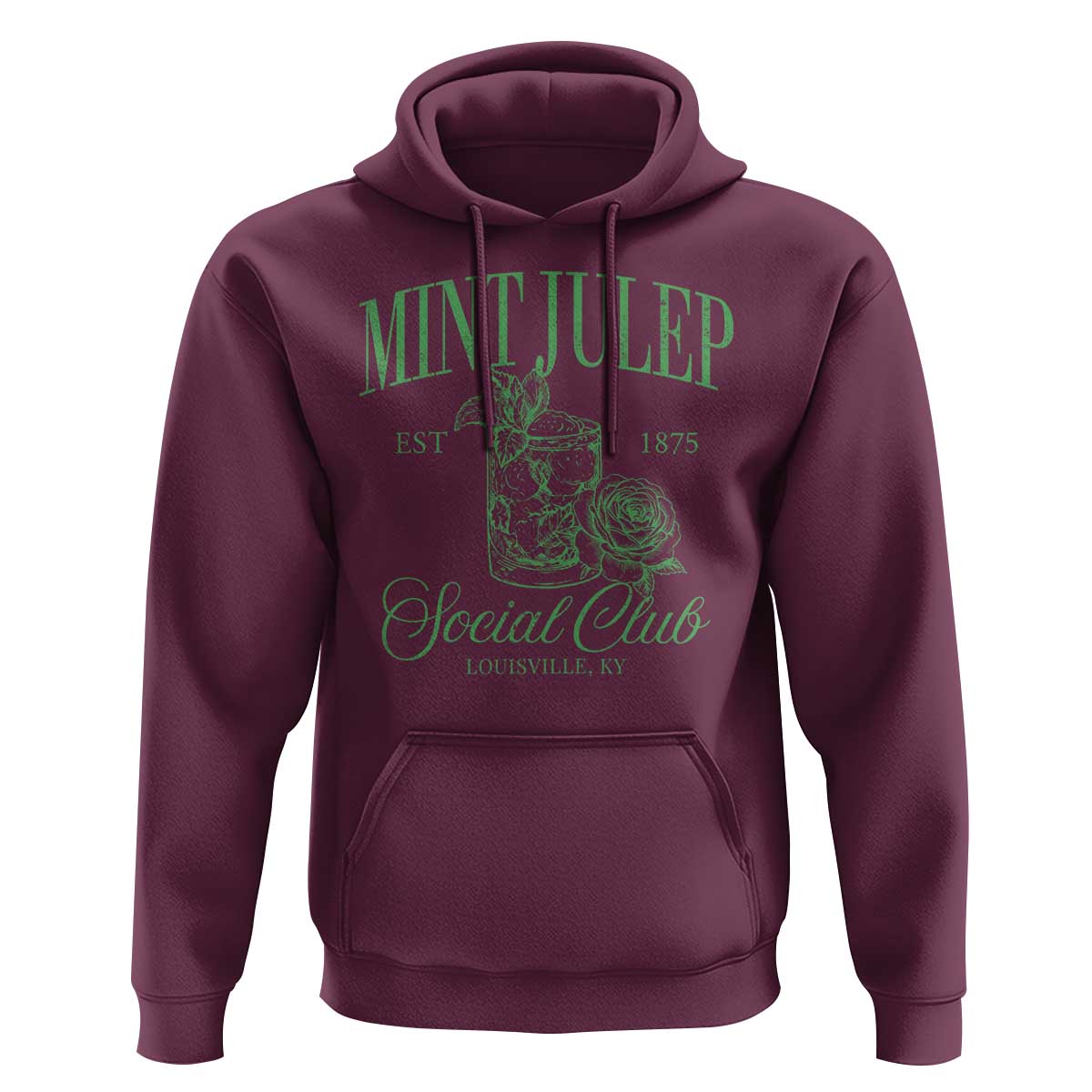 Mint Julep Social Club KY Funny Derby Cocktail Hoodie