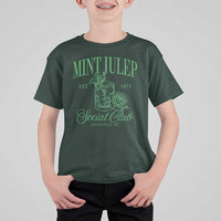 Mint Julep Social Club KY Funny Derby Cocktail T Shirt For Kid