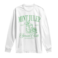 Mint Julep Social Club KY Funny Derby Cocktail Long Sleeve Shirt