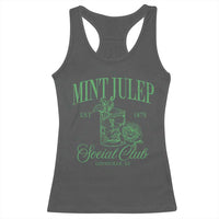 Mint Julep Social Club KY Funny Derby Cocktail Racerback Tank Top