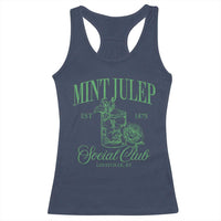 Mint Julep Social Club KY Funny Derby Cocktail Racerback Tank Top