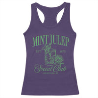 Mint Julep Social Club KY Funny Derby Cocktail Racerback Tank Top