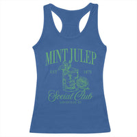 Mint Julep Social Club KY Funny Derby Cocktail Racerback Tank Top