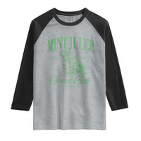 Mint Julep Social Club KY Funny Derby Cocktail Raglan Shirt