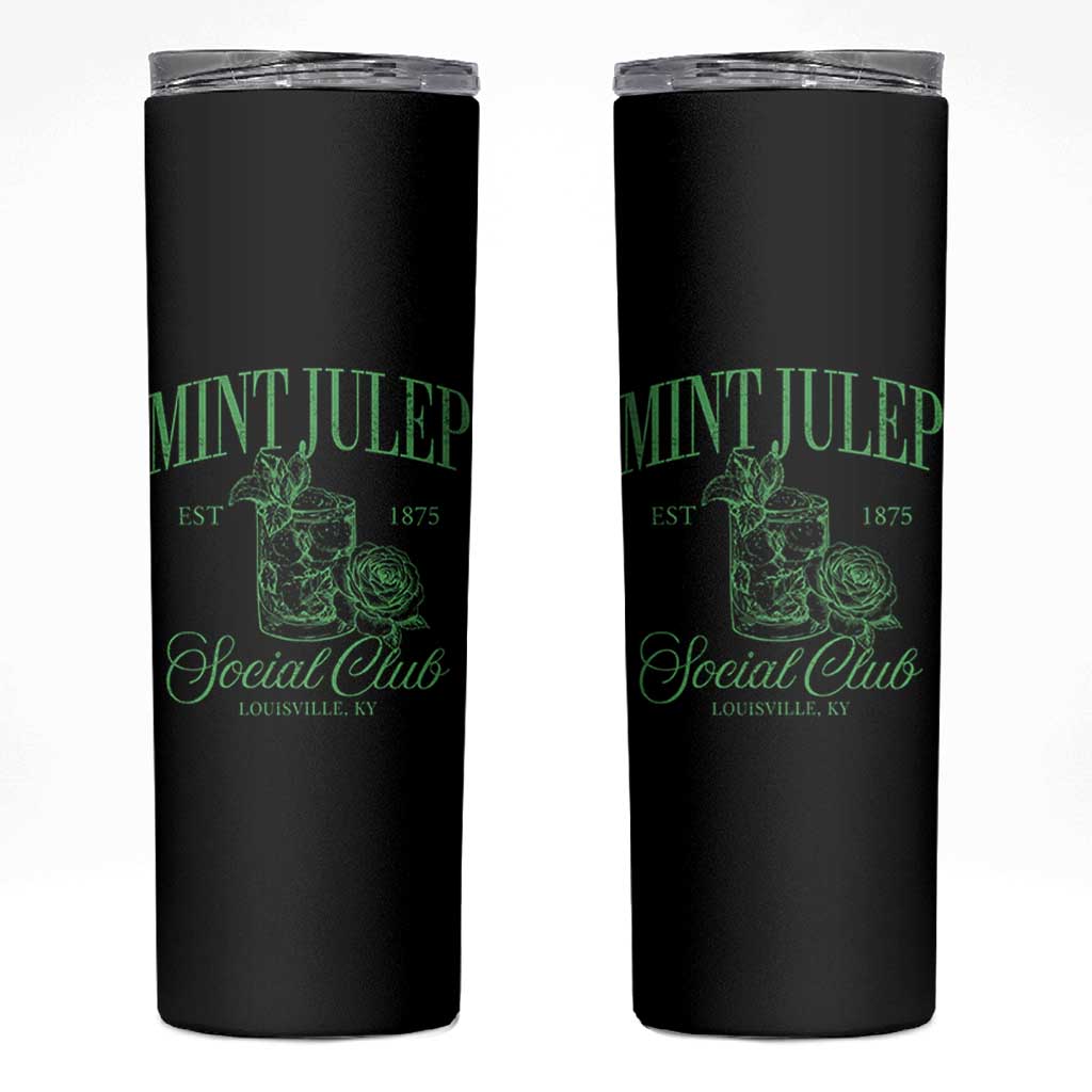 Mint Julep Social Club KY Funny Derby Cocktail Skinny Tumbler