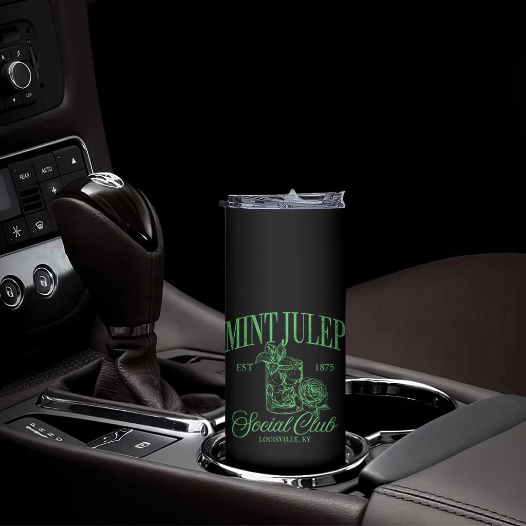 Mint Julep Social Club KY Funny Derby Cocktail Skinny Tumbler