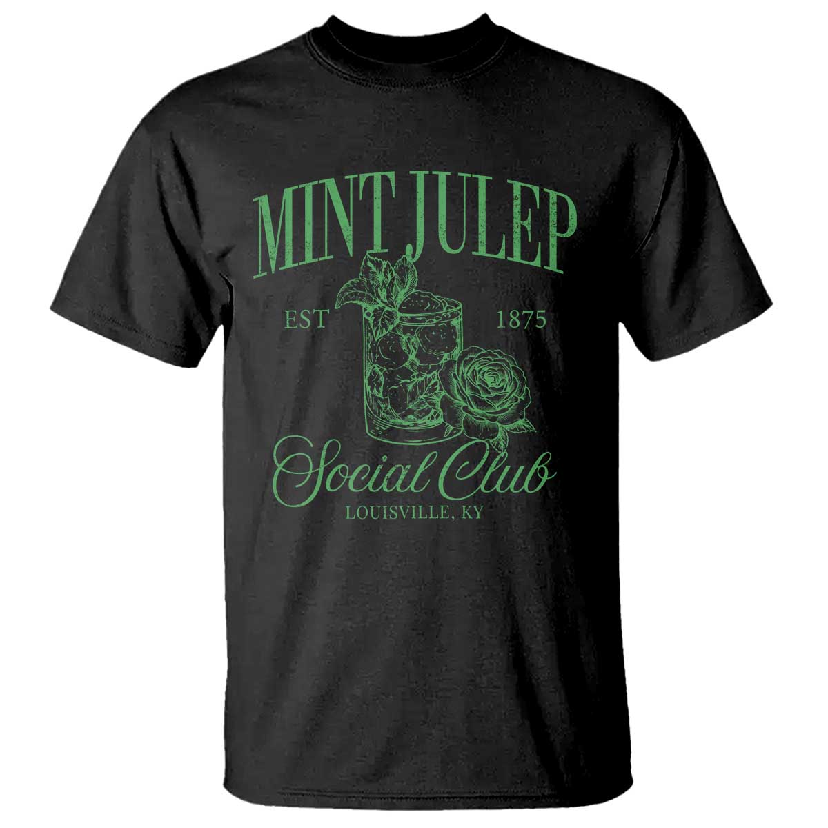 Mint Julep Social Club KY Funny Derby Cocktail T Shirt