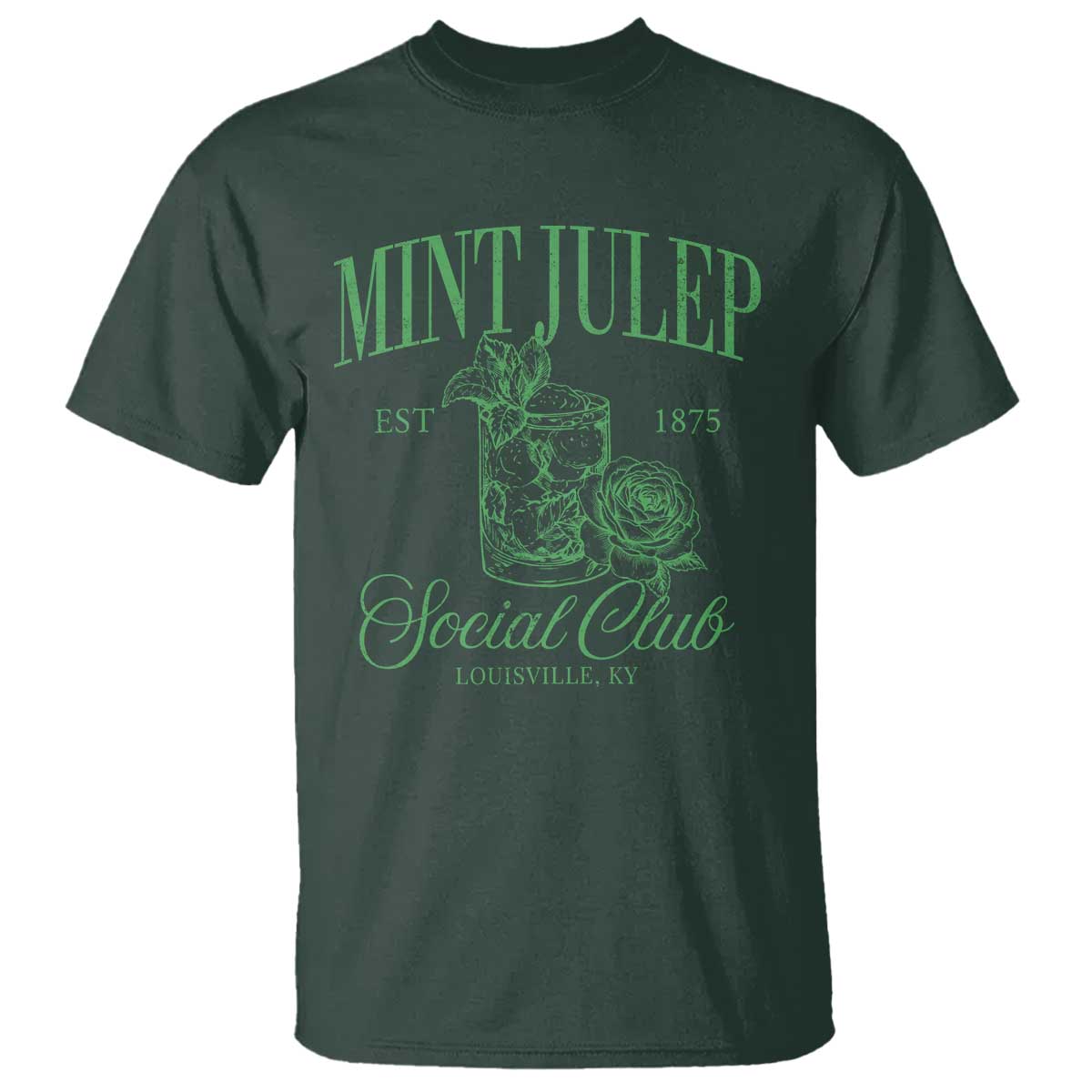 Mint Julep Social Club KY Funny Derby Cocktail T Shirt