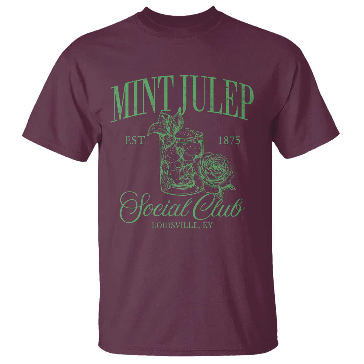 Mint Julep Social Club KY Funny Derby Cocktail T Shirt