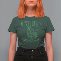 Mint Julep Social Club KY Funny Derby Cocktail T Shirt For Women