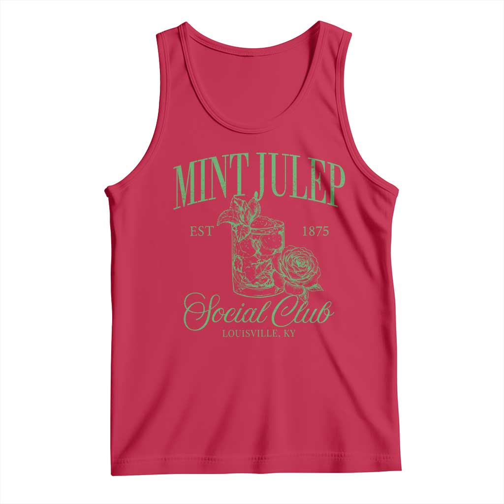 Mint Julep Social Club KY Funny Derby Cocktail Tank Top