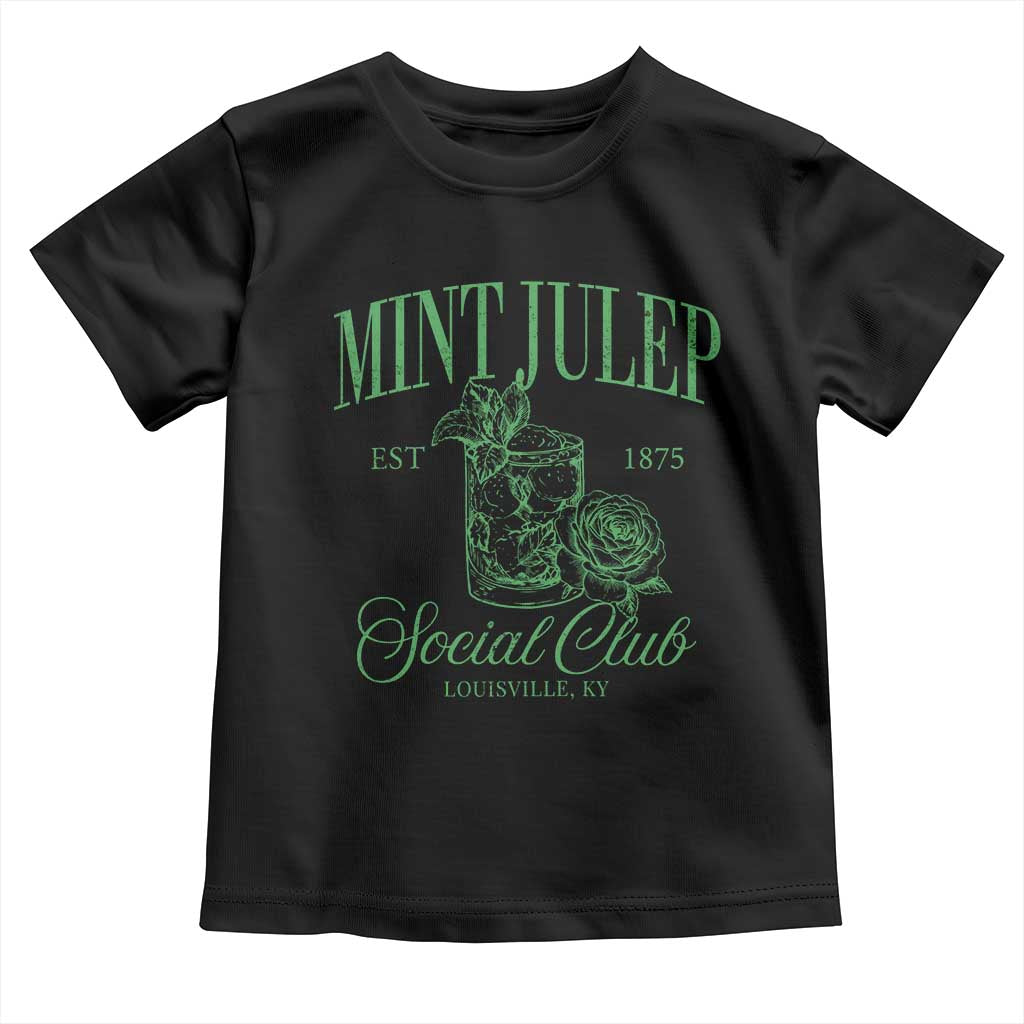 Mint Julep Social Club KY Funny Derby Cocktail Toddler T Shirt