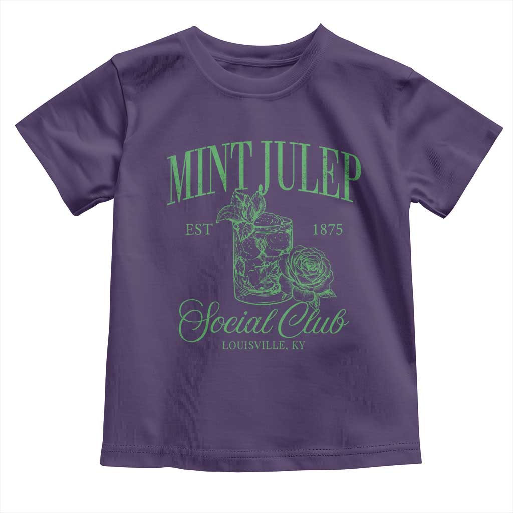 Mint Julep Social Club KY Funny Derby Cocktail Toddler T Shirt