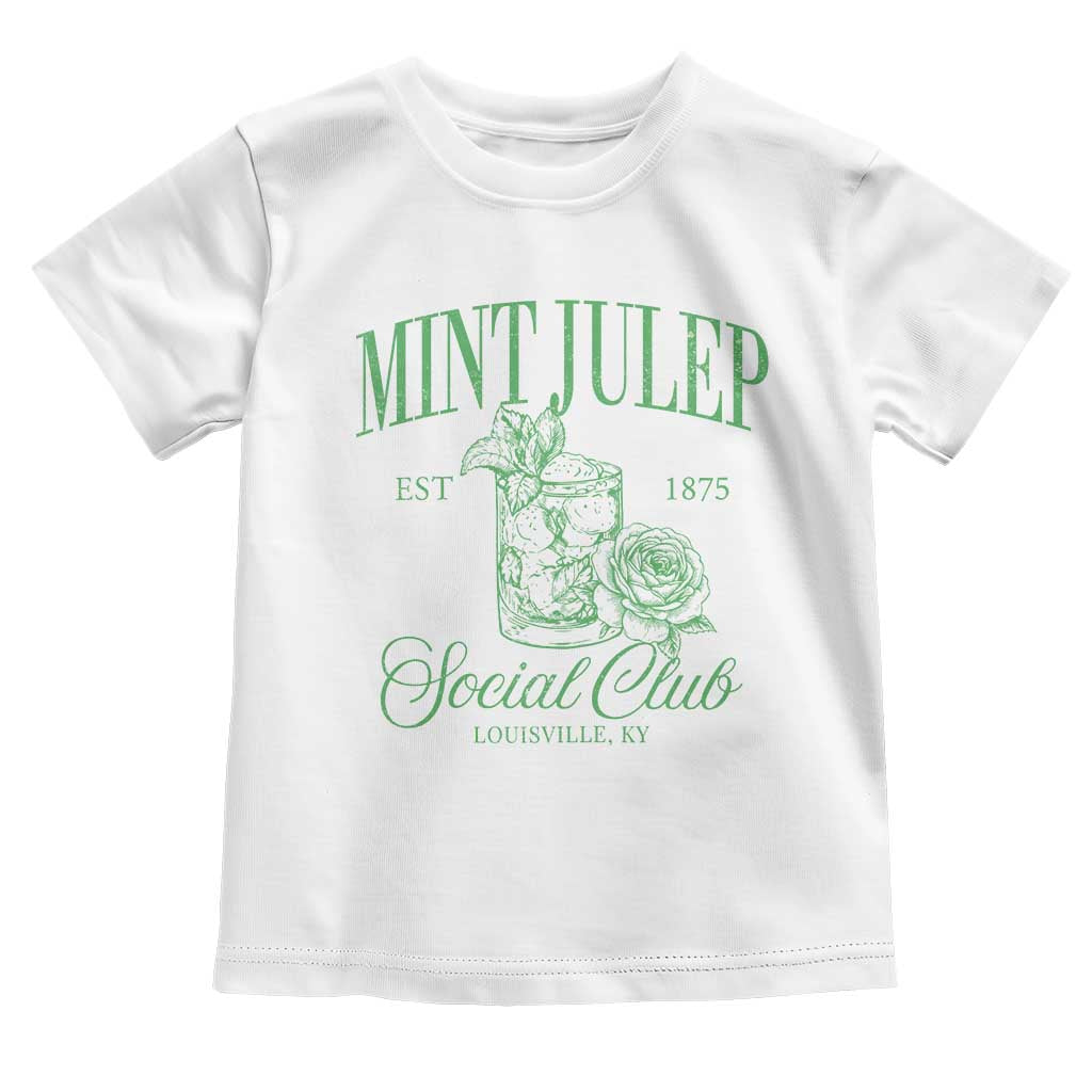 Mint Julep Social Club KY Funny Derby Cocktail Toddler T Shirt