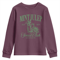 Mint Julep Social Club KY Funny Derby Cocktail Youth Sweatshirt