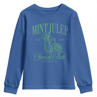 Mint Julep Social Club KY Funny Derby Cocktail Youth Sweatshirt