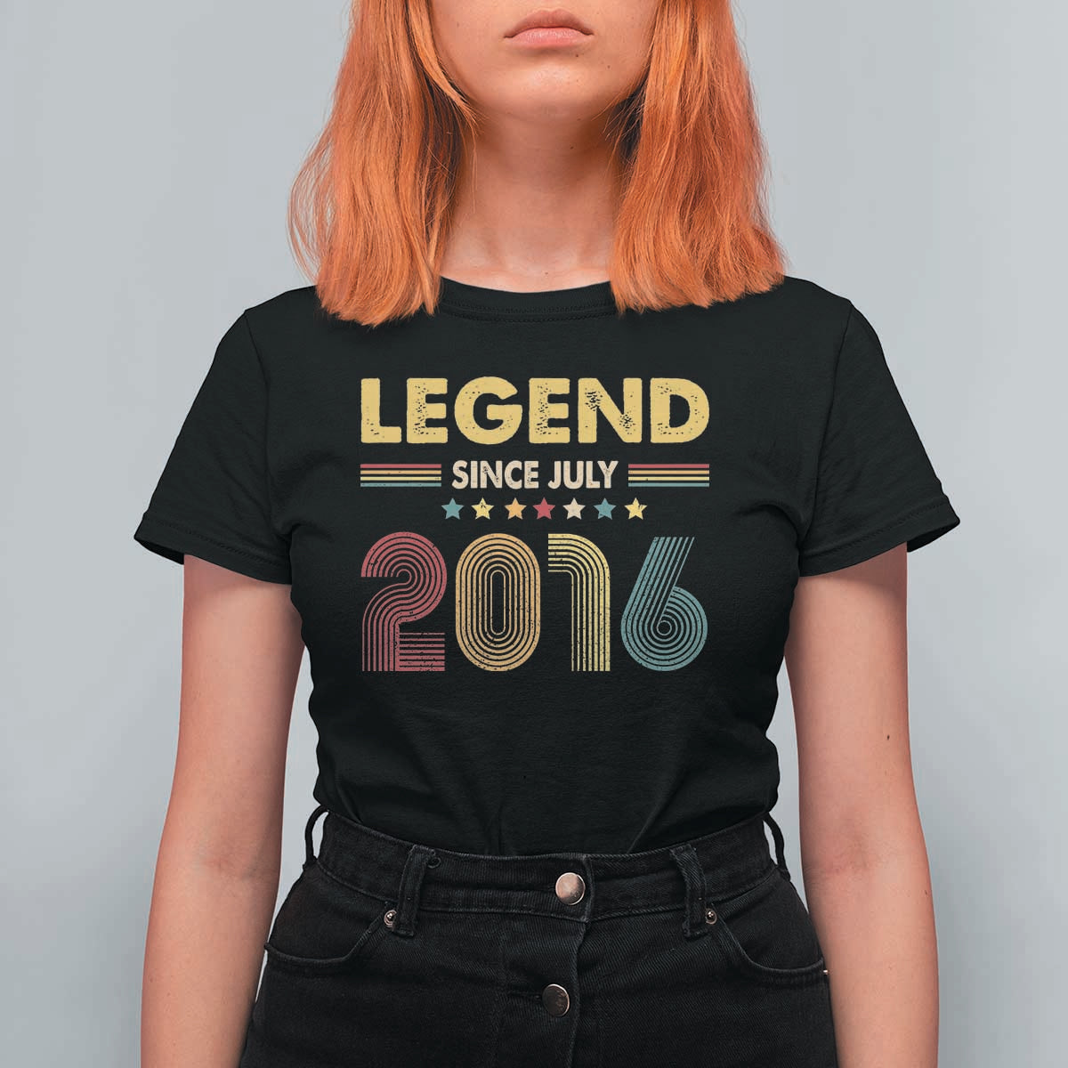 July 10th Birthday T Shirt For Women Legends Since July 2016 Retro Bday