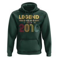 June 10th Birthday Hoodie Legends Since June 2016 Retro Bday