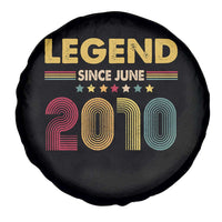 June 16th Birthday Spare Tire Cover Legends Since June 2010 Retro Bday