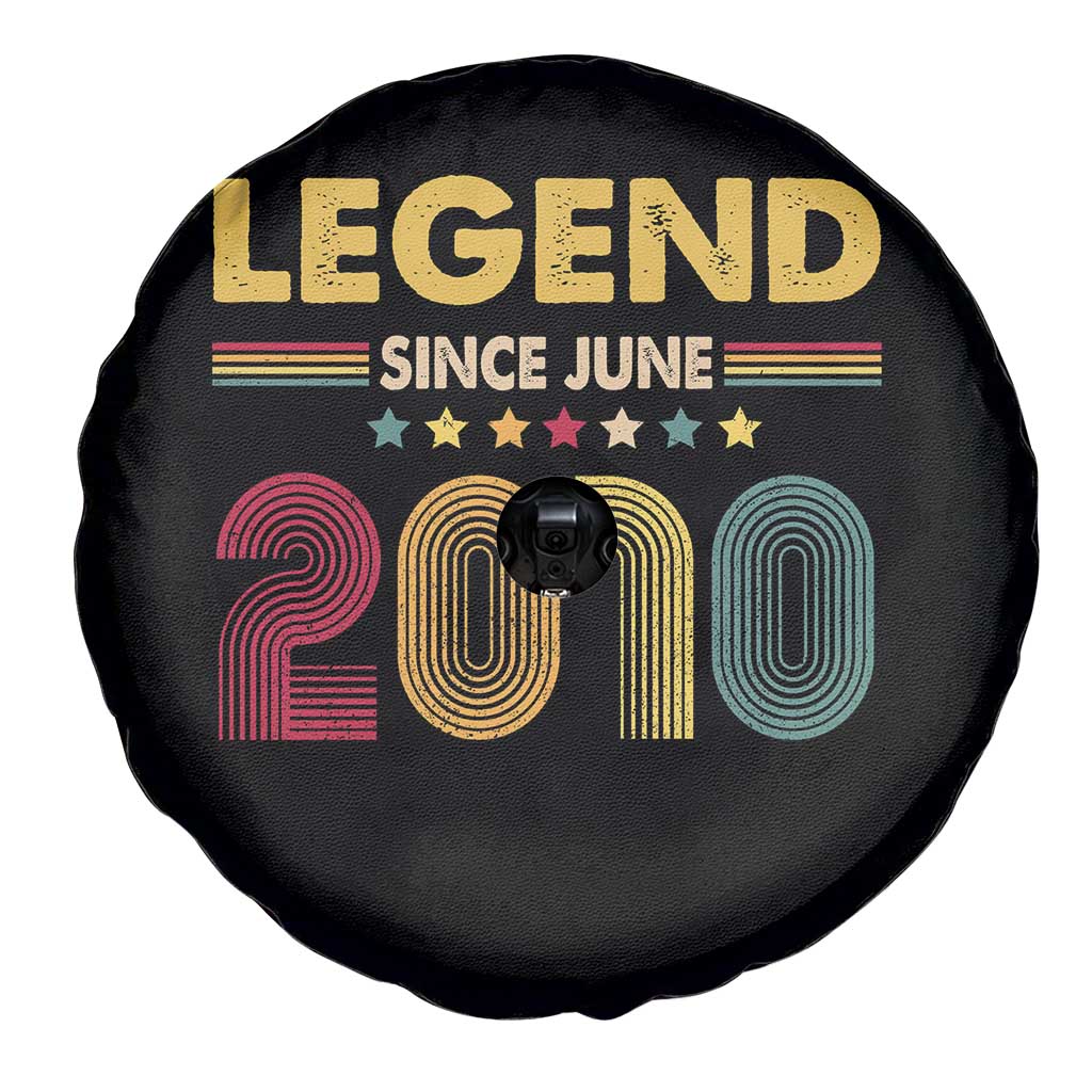 June 16th Birthday Spare Tire Cover Legends Since June 2010 Retro Bday