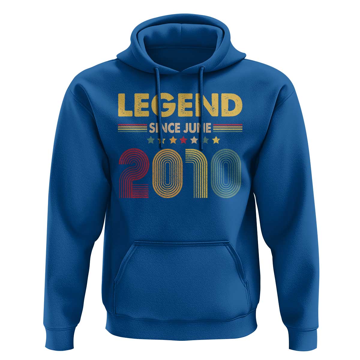 June 16th Birthday Hoodie Legends Since June 2010 Retro Bday