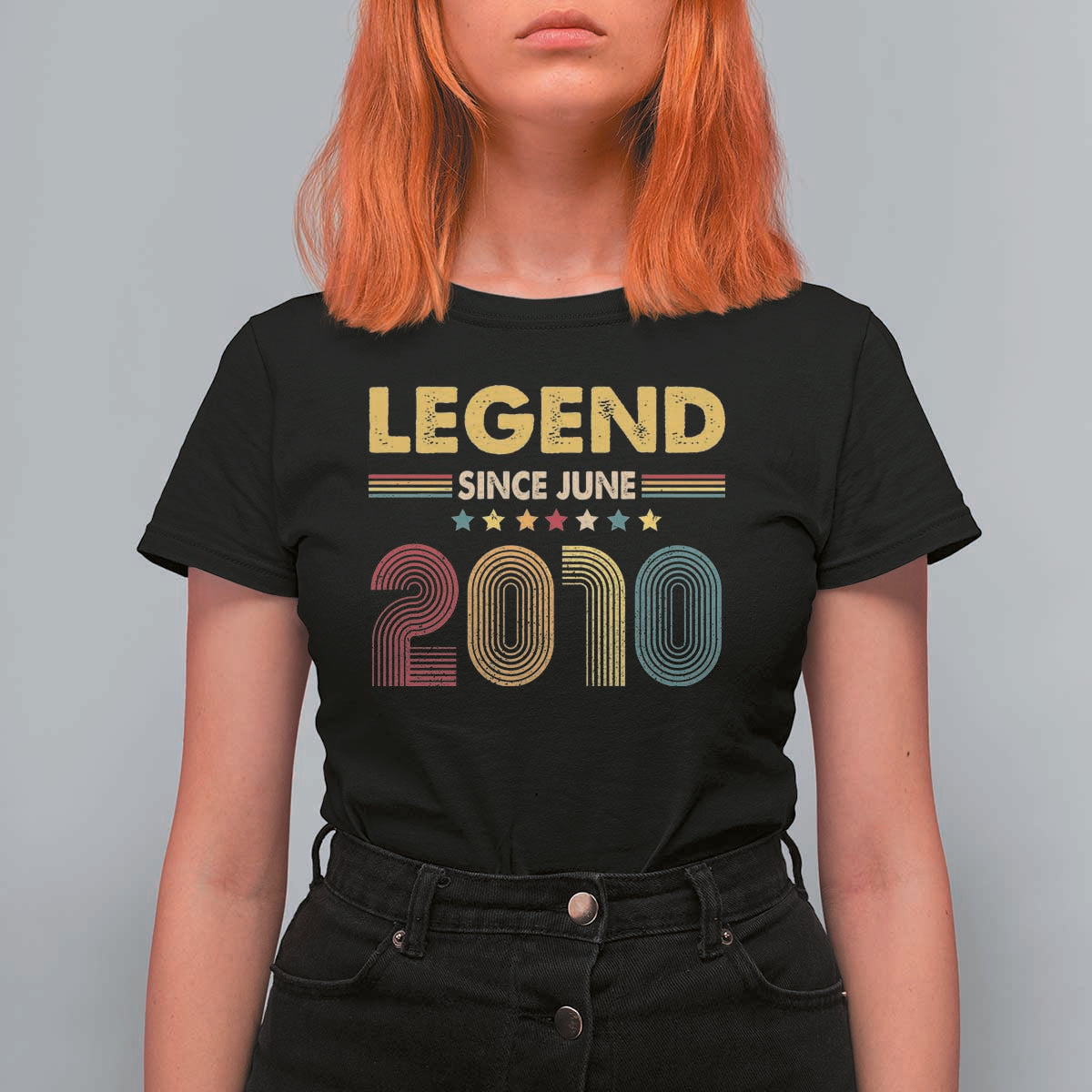 June 16th Birthday T Shirt For Women Legends Since June 2010 Retro Bday