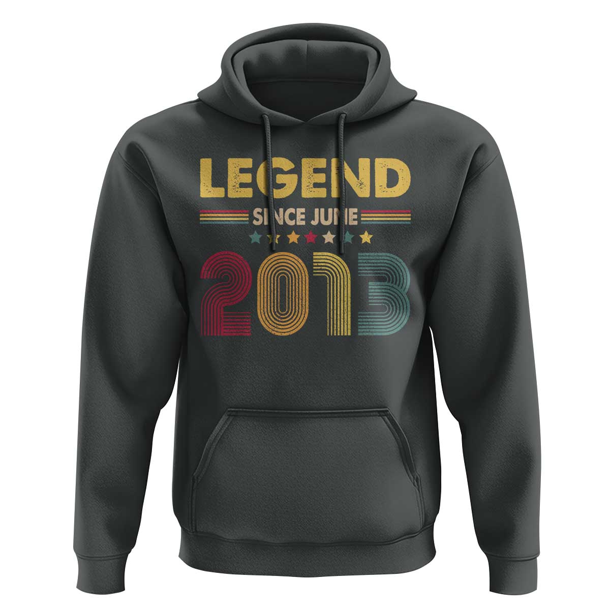 June 13th Birthday Hoodie Legends Since June 2013 Retro Bday