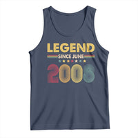 June 18th Birthday Tank Top Legends Since June 2008 Retro Bday