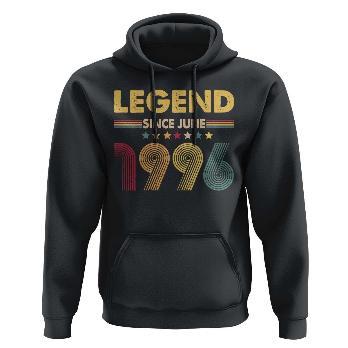 June 30th Birthday Hoodie Legends Since June 1996 Retro Bday