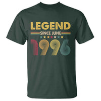 June 30th Birthday T Shirt Legends Since June 1996 Retro Bday