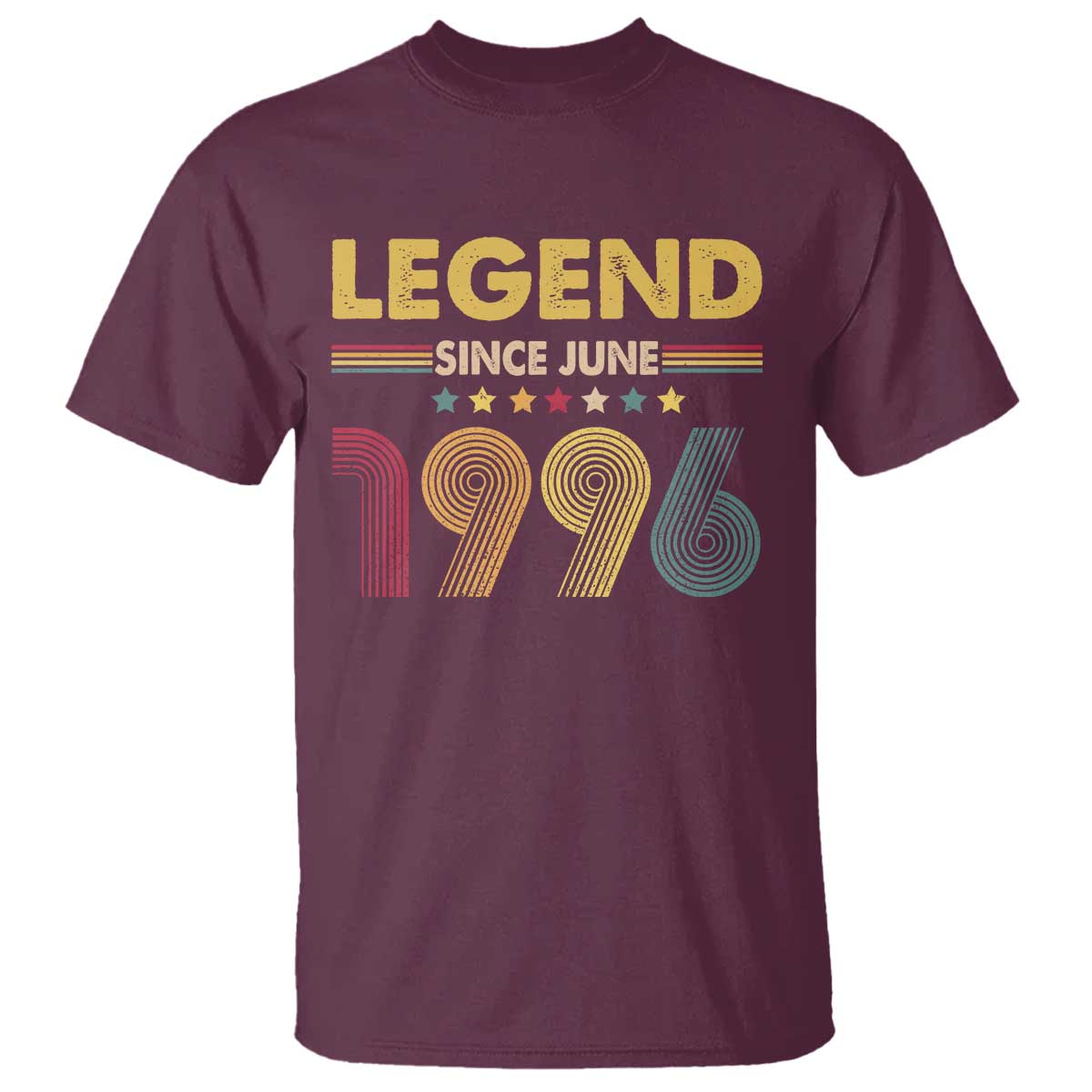 June 30th Birthday T Shirt Legends Since June 1996 Retro Bday