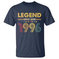 June 30th Birthday T Shirt Legends Since June 1996 Retro Bday