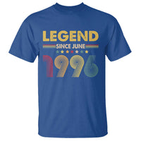 June 30th Birthday T Shirt Legends Since June 1996 Retro Bday