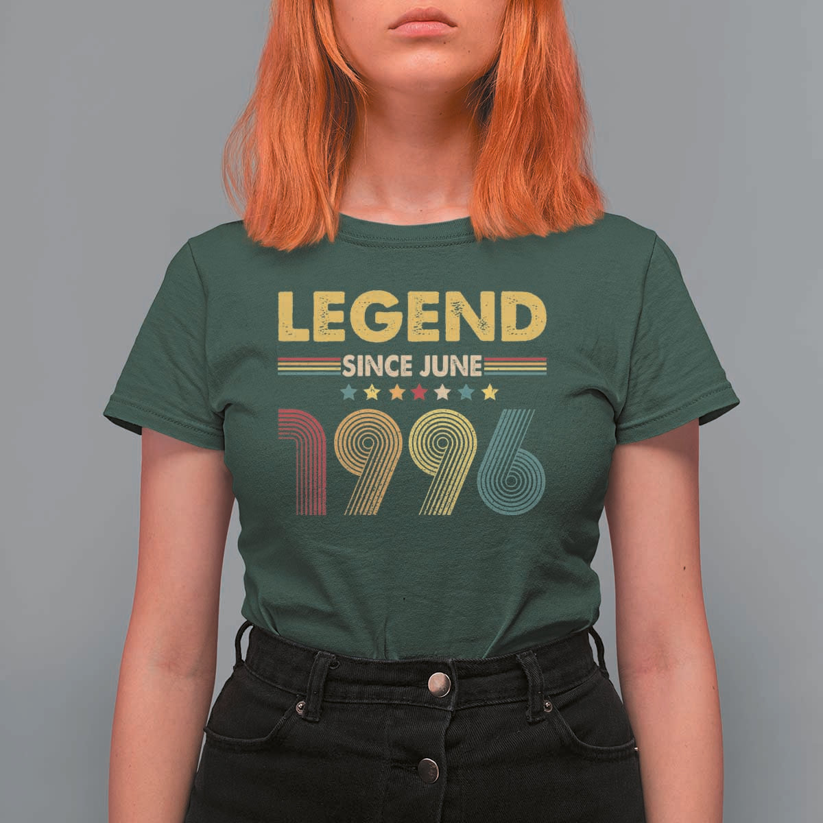 June 30th Birthday T Shirt For Women Legends Since June 1996 Retro Bday
