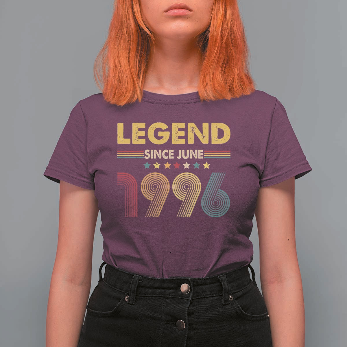 June 30th Birthday T Shirt For Women Legends Since June 1996 Retro Bday