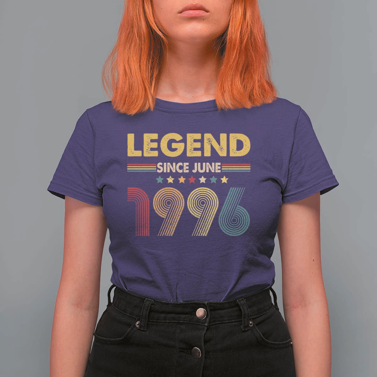 June 30th Birthday T Shirt For Women Legends Since June 1996 Retro Bday