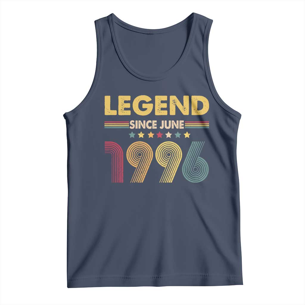 June 30th Birthday Tank Top Legends Since June 1996 Retro Bday