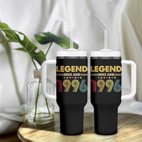 June 30th Birthday Tumbler With Handle Legends Since June 1996 Retro Bday