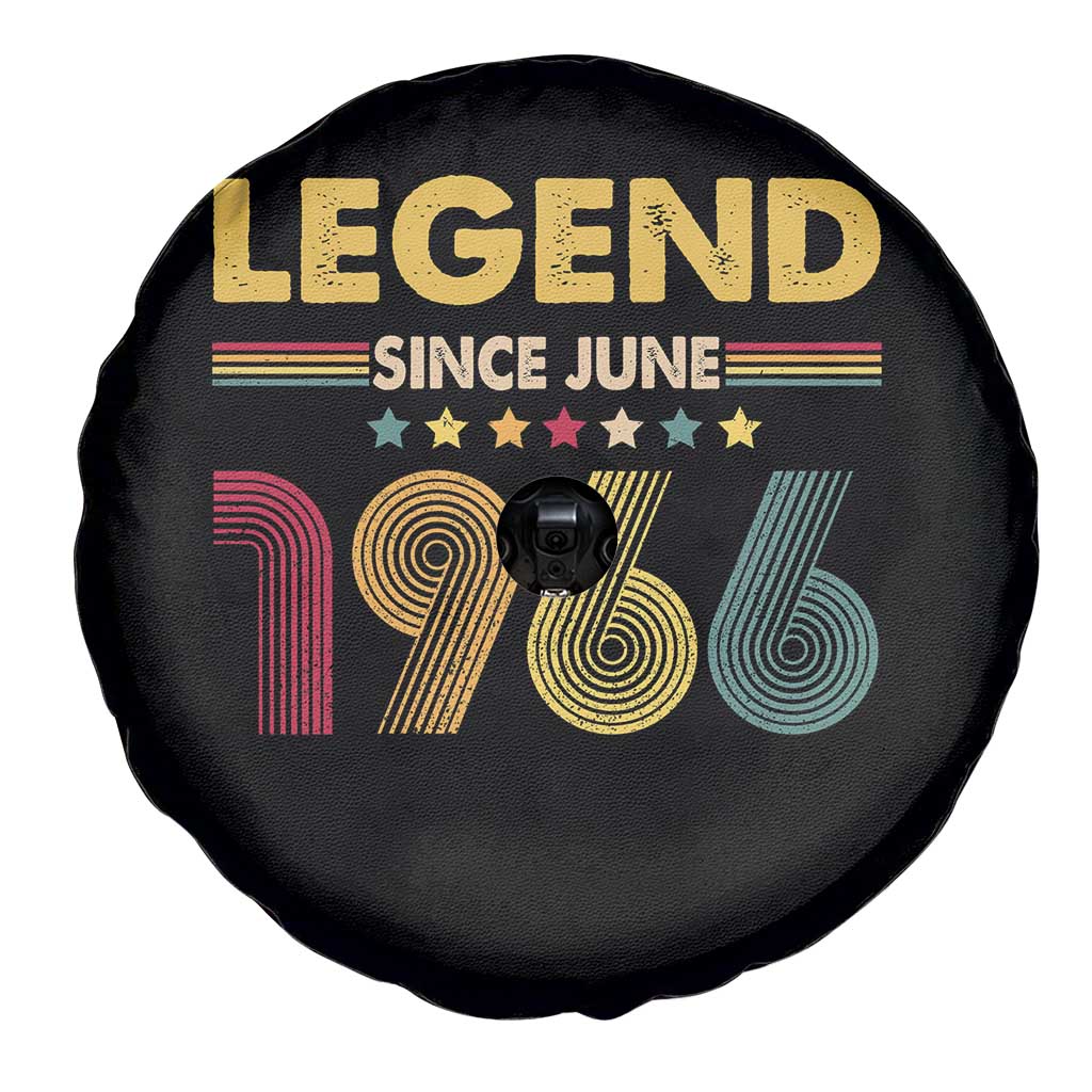 June 60th Birthday Spare Tire Cover Legends Since June 1966 Retro Bday