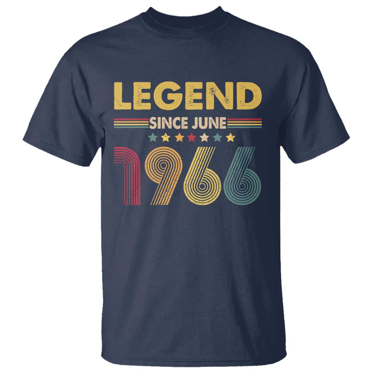 June 60th Birthday T Shirt Legends Since June 1966 Retro Bday