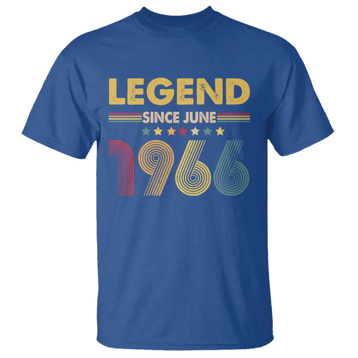June 60th Birthday T Shirt Legends Since June 1966 Retro Bday