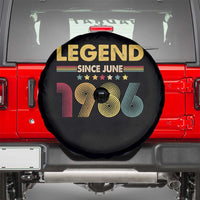 June 40th Birthday Spare Tire Cover Legends Since June 1986 Retro Bday