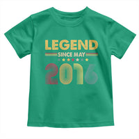 May 10th Birthday Toddler T Shirt Legends Since May 2016 Retro Bday